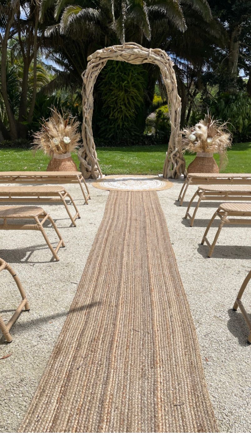 Jute Aisle Runner